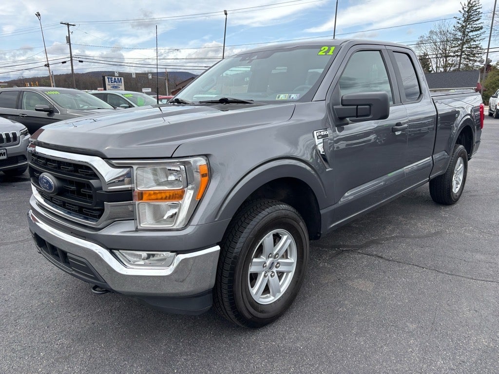 2021 Ford F-150 — rear three-quarter view