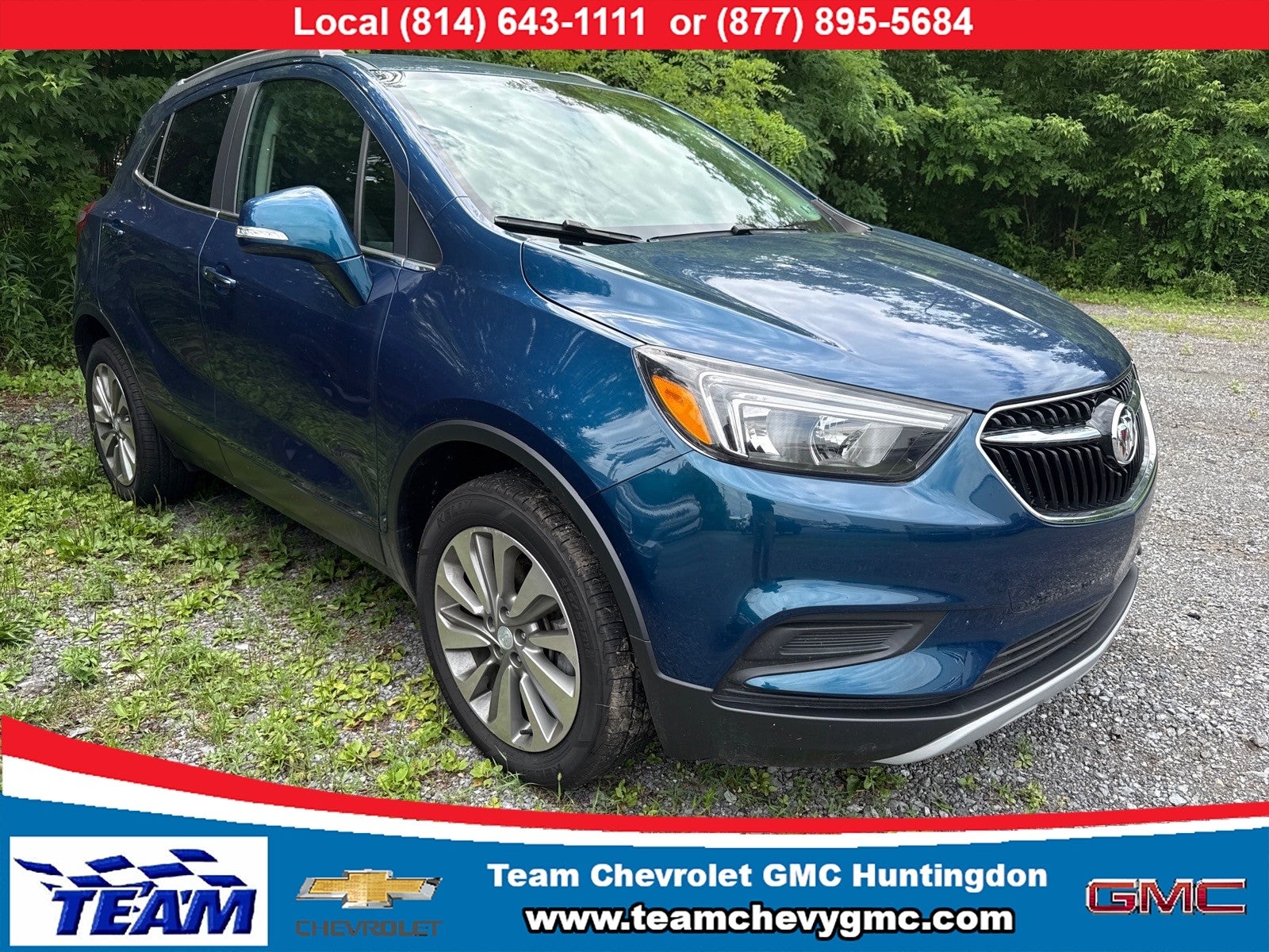 2019 Buick Encore Preferred in Includes (Cm5) Black Carbon Metallic Lower Exterior Accent Color, Paint Code W700s.) — front...